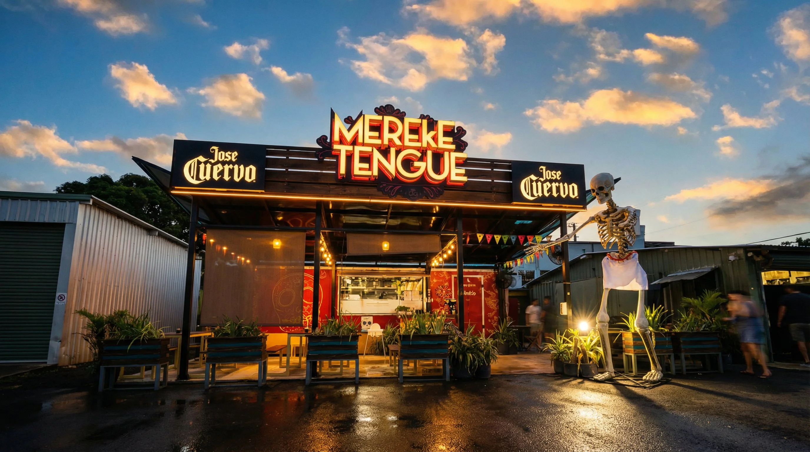 Fachada de Mereketengue Tacos y Margaritas